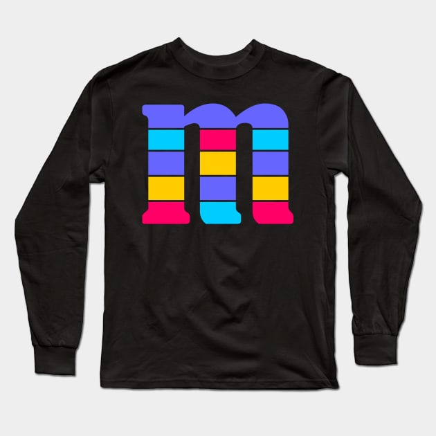 m letter shirt Long Sleeve T-Shirt by lonway